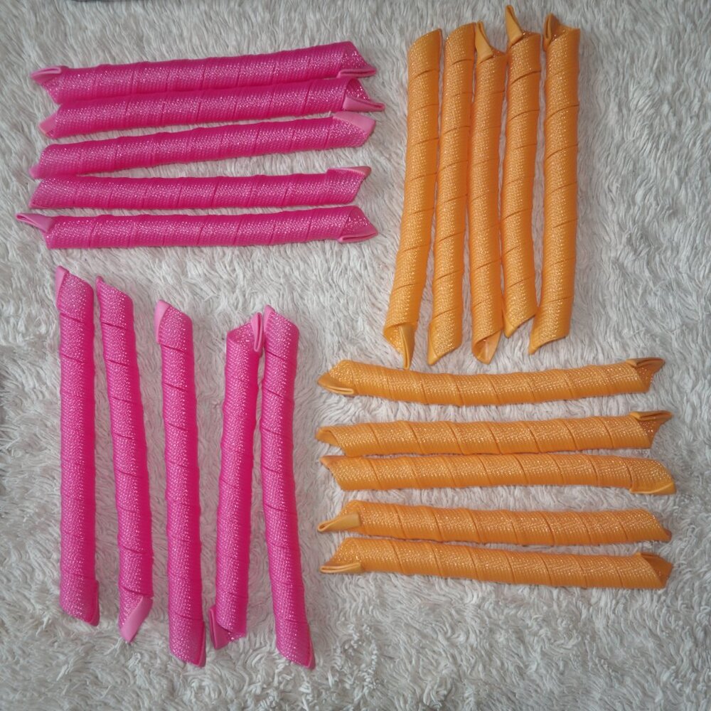 No Heat Curler Corner 27 piece kit for Medium to Long Hair, Like New - Picture 4 of 9